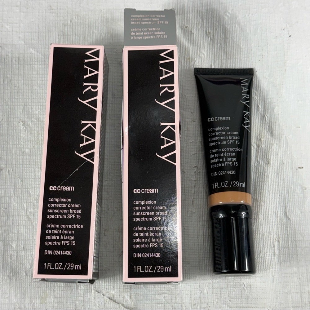 Mary Kay CC Cream Color Very Deep SPF 15 #086620 - NIB Lot Of 2 Exp 7/26